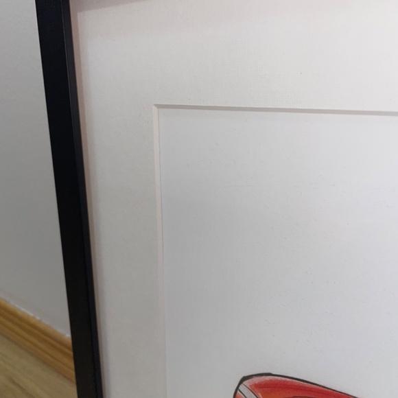 Disney PIXAR Cars ‘Lightening McQueen’ Collectable Framed Print - Pottery Barn - Picture 4 of 15